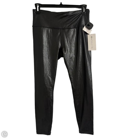 Athletic Leggings By Athleta In Grey, Size: L