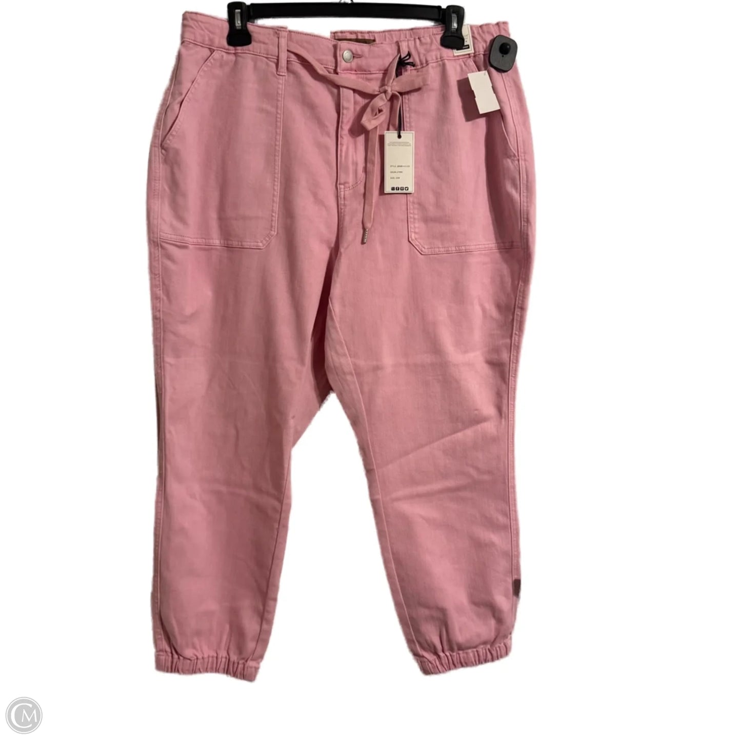 Pants Joggers By Judy Blue In Pink, Size: 20