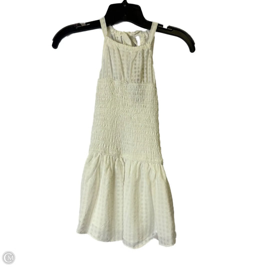 Top Sleeveless By Clothes Mentor In White, Size: S