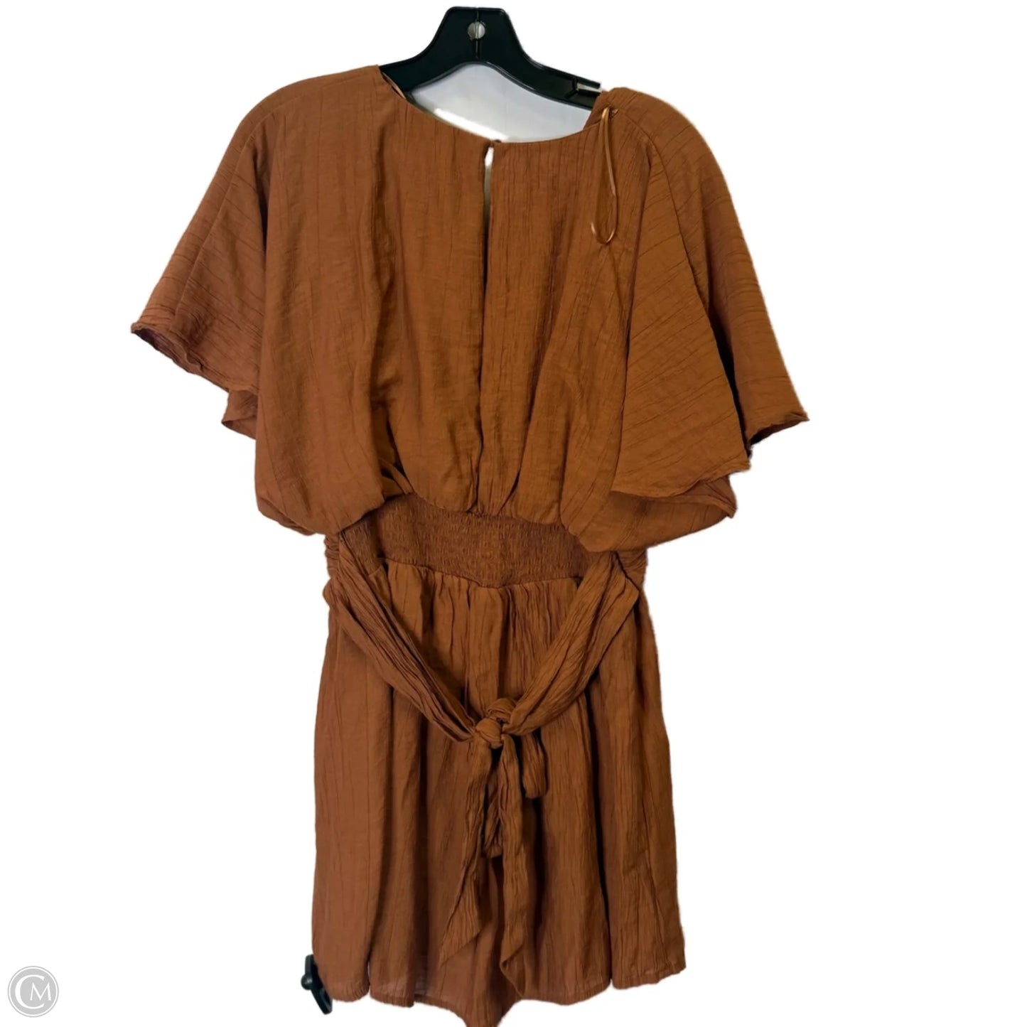 Romper By Lush In Brown, Size: L
