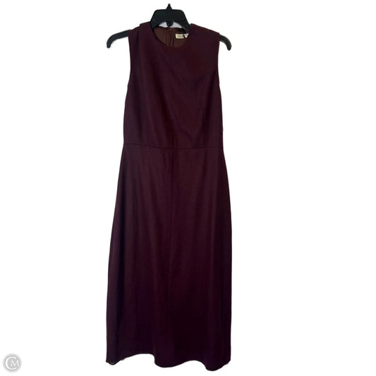 Dress Casual Midi By Zara In Purple, Size: L