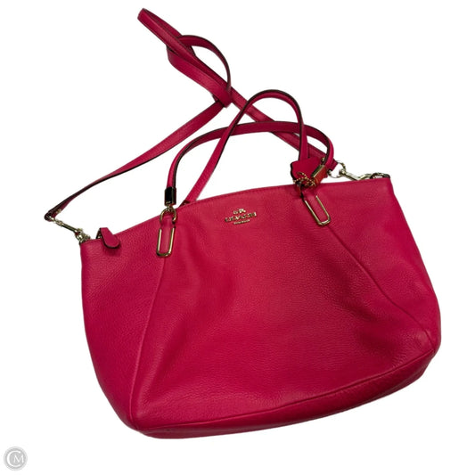 Handbag Designer By Coach, Size: Small