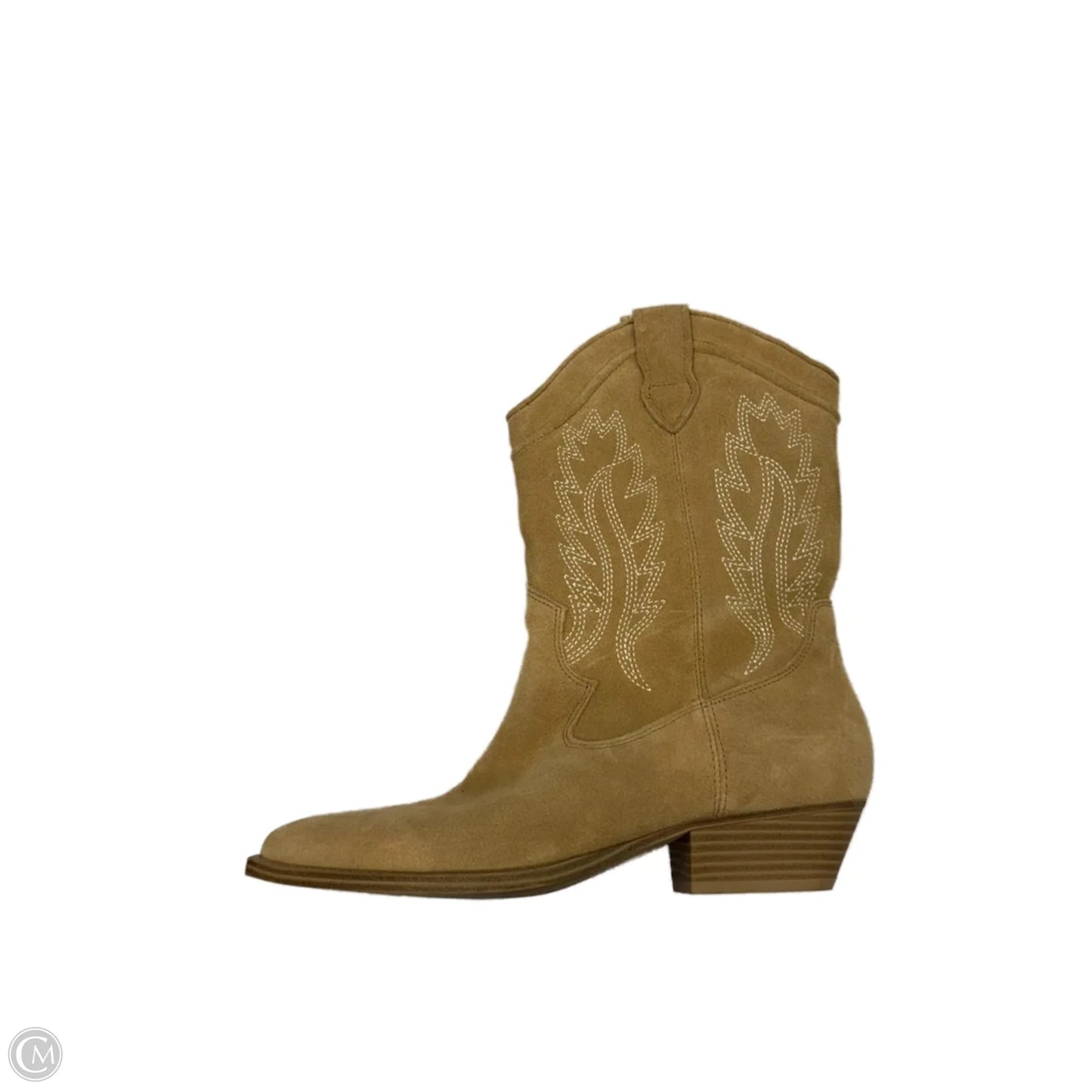 Boots Western By Crown Vintage In Tan, Size: 10