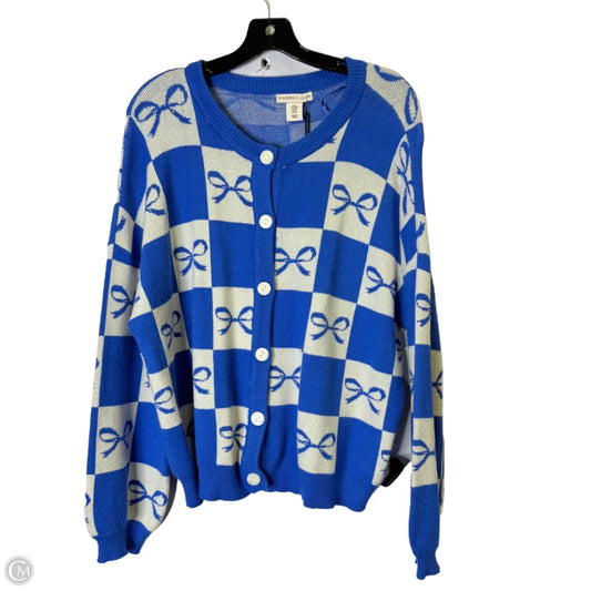 Sweater Cardigan By Sincerely Jules In Blue, Size: M