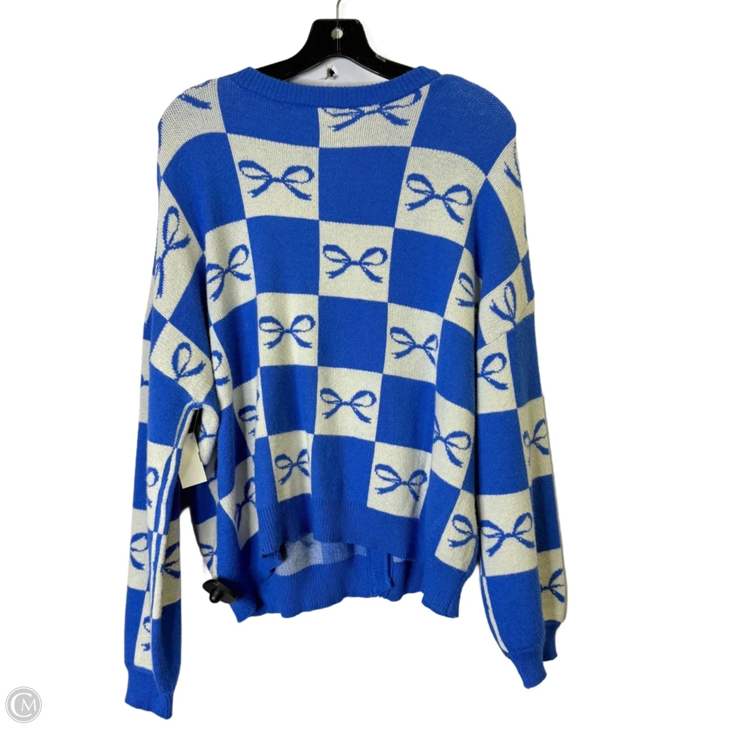 Sweater Cardigan By Sincerely Jules In Blue, Size: M