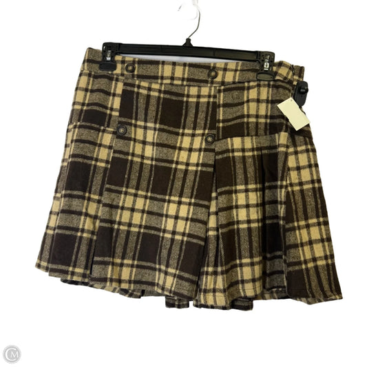 Skirt Mini & Short By Kate Kasin In Brown, Size: Xl