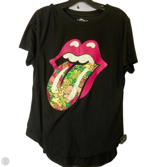 Top Short Sleeve By Clothes Mentor In Black, Size: Xl
