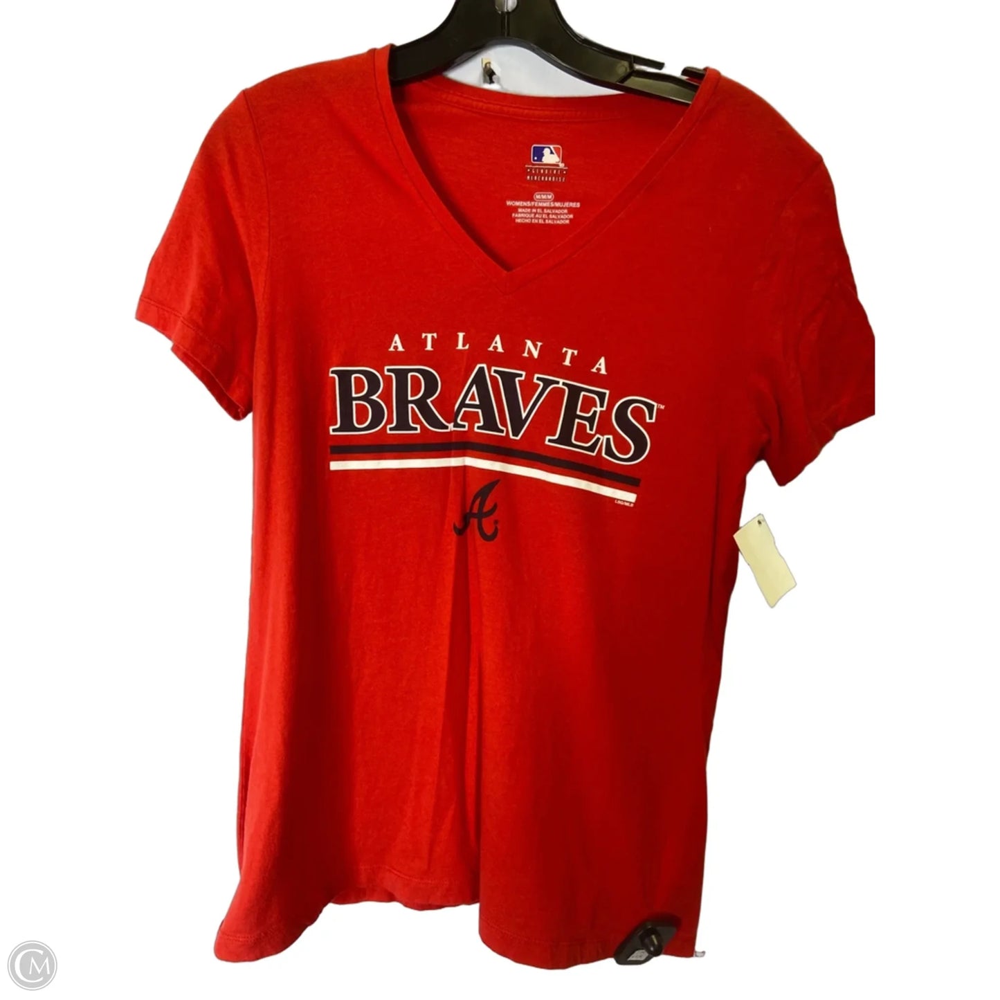 Top Short Sleeve By Clothes Mentor In Red, Size: M