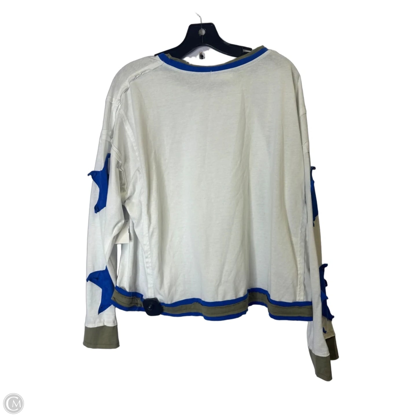 Top Long Sleeve By Clothes Mentor In White, Size: Xl