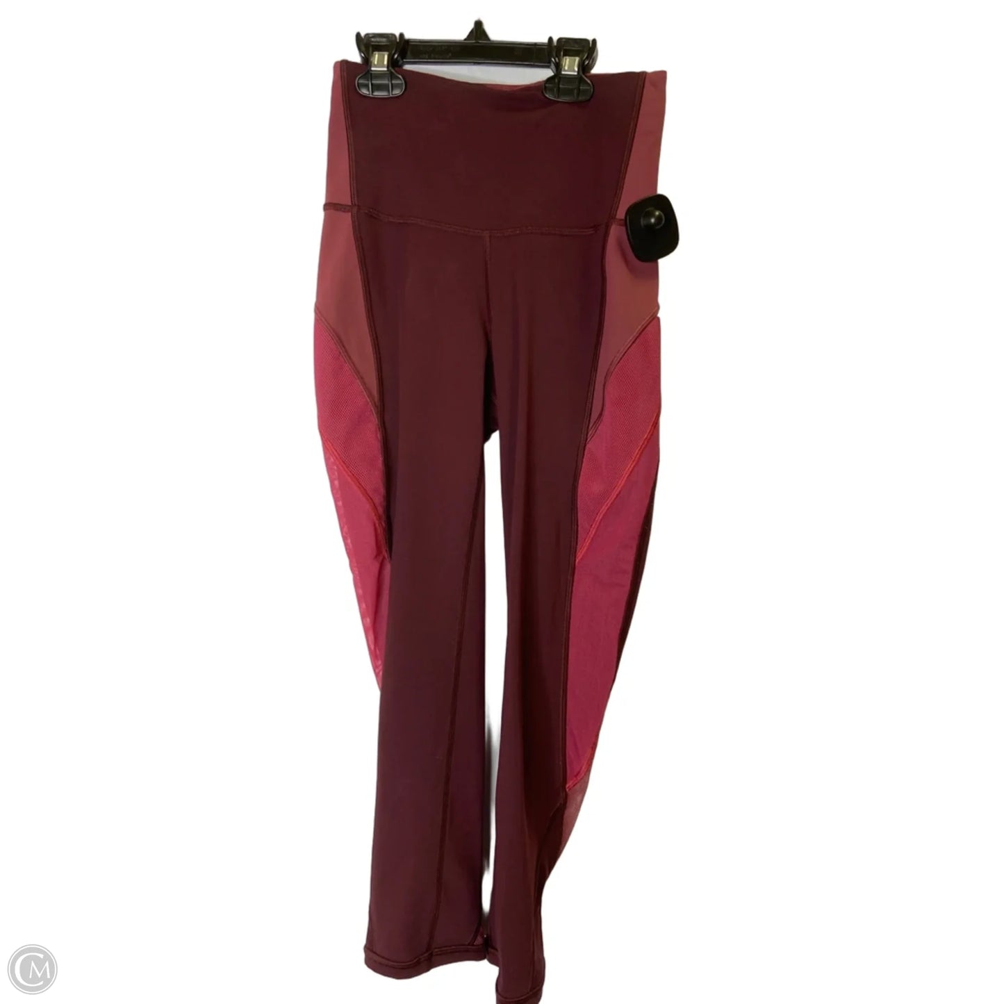 Athletic Leggings By Lululemon In Maroon, Size: 2