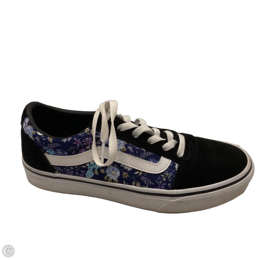 Shoes Sneakers By Vans In Black, Size: 8