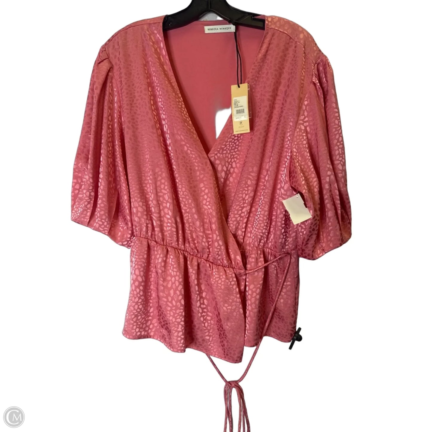 Top Short Sleeve By Cmc In Pink, Size: Xl