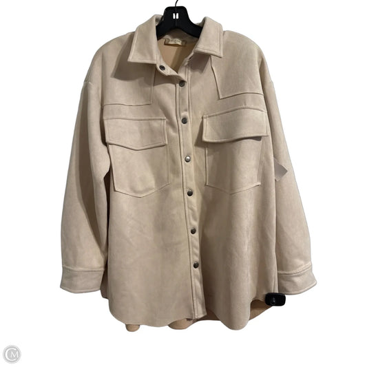 Jacket Shirt By Altard State In Cream, Size: S