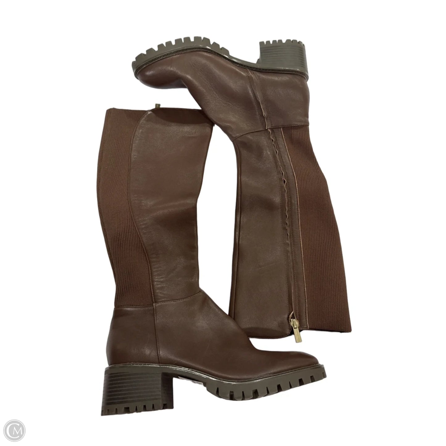 Boots Knee Flats By Kenneth Cole In Brown, Size: 10