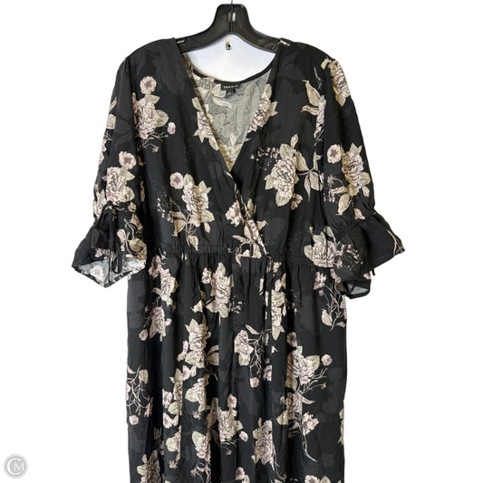 Dress Casual Maxi By Torrid In Black, Size: 16