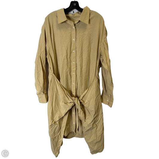 Dress Casual Midi By Universal Thread In Cream, Size: 1x