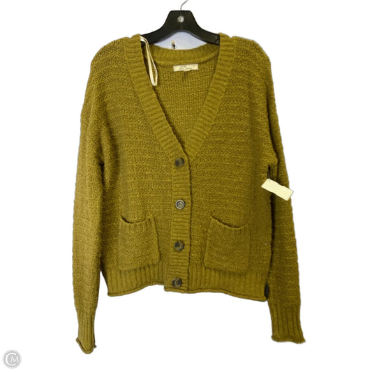 Sweater Cardigan By Clothes Mentor In Green, Size: S