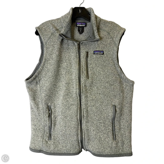 Vest Fleece By Patagonia In Grey, Size: L