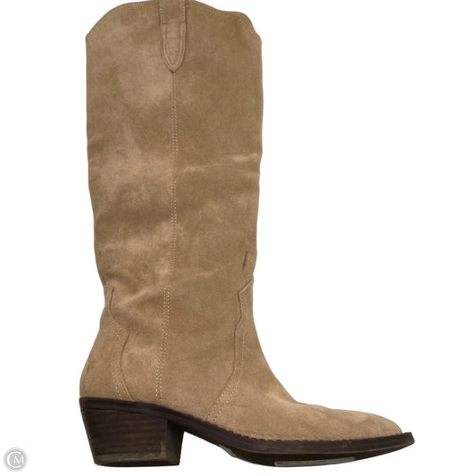 Boots Knee Heels By Dolce Vita In Cream, Size: 5.5