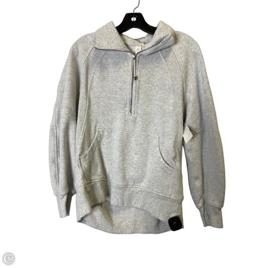 Sweatshirt Collar By Lululemon In Grey, Size: Xs