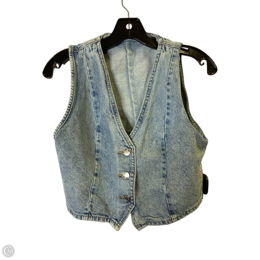 Vest Other By Zara In Blue Denim, Size: S