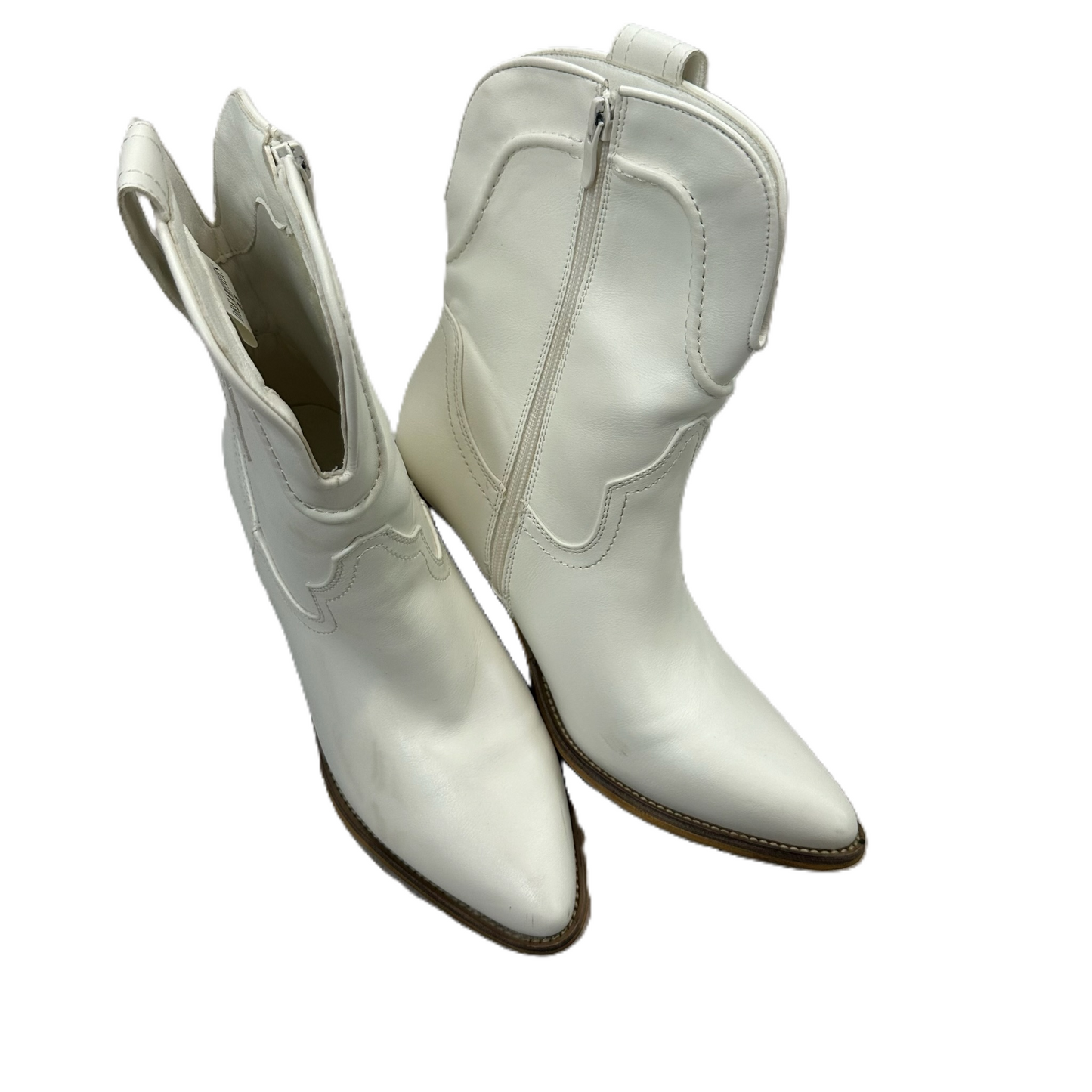 Boots Western By Dream Paris In White, Size: 8.5