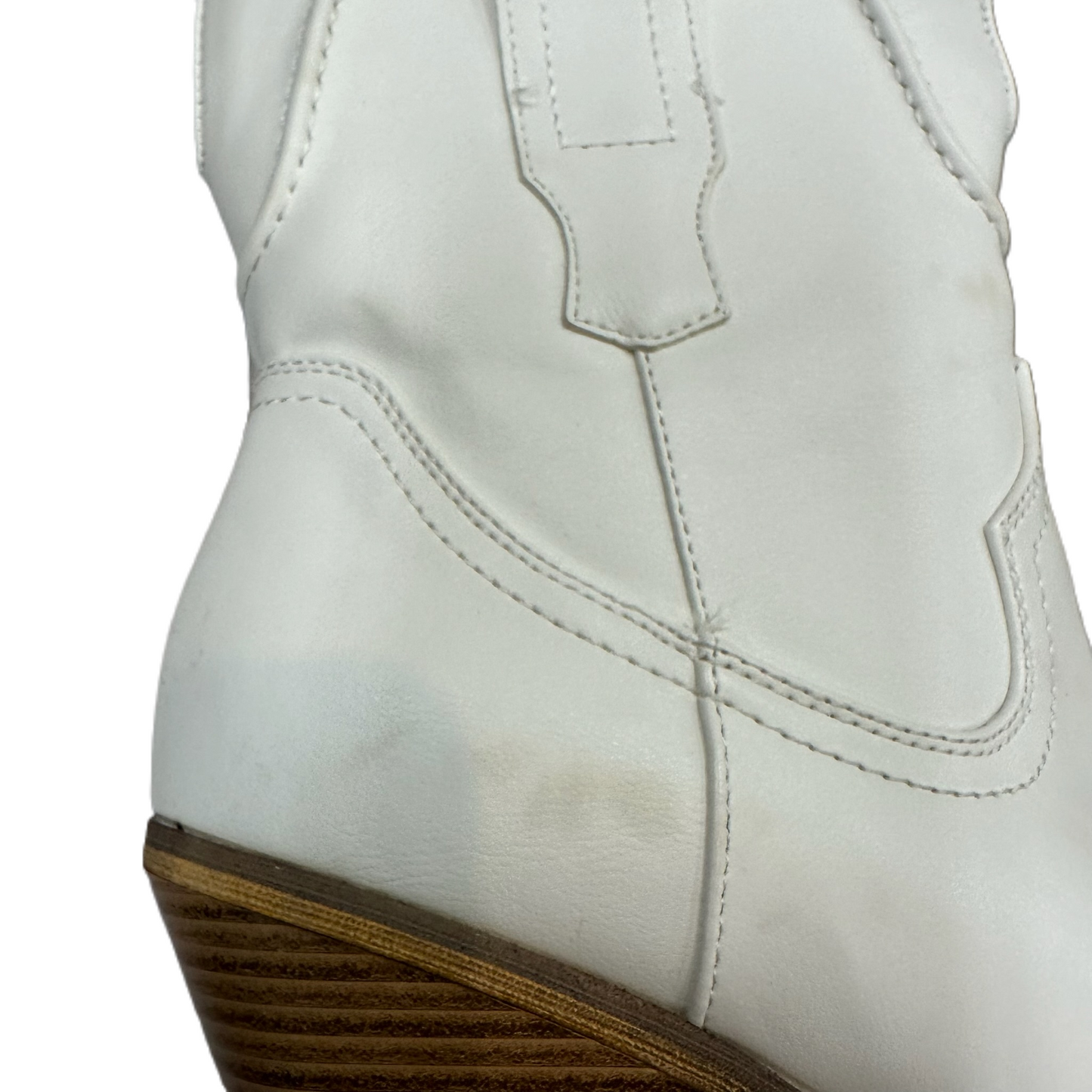 Boots Western By Dream Paris In White, Size: 8.5