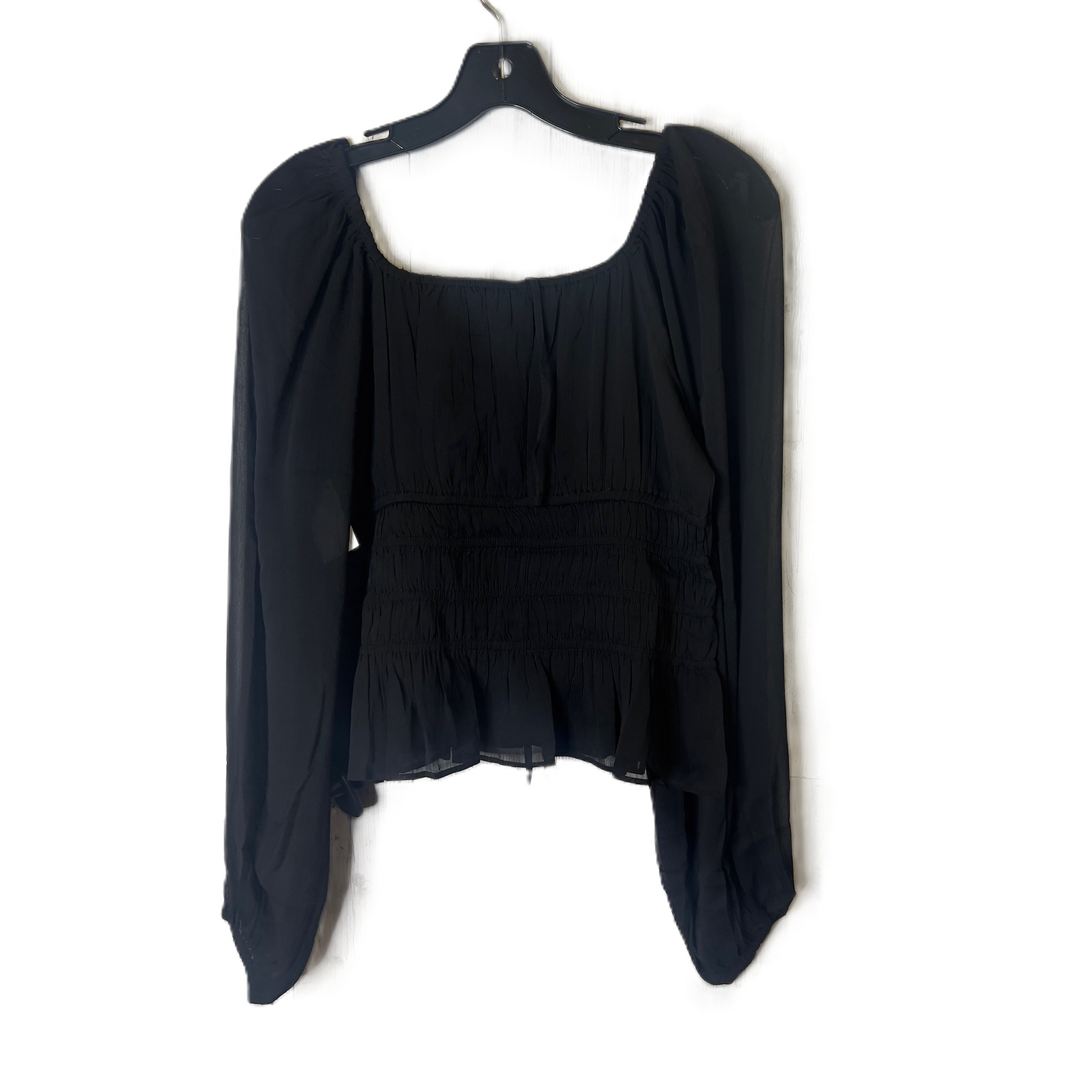 Top Long Sleeve By Express In Black, Size: S