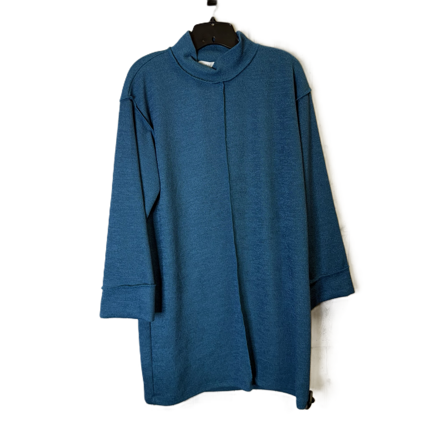 Top Long Sleeve By Lush In Teal, Size: Xl