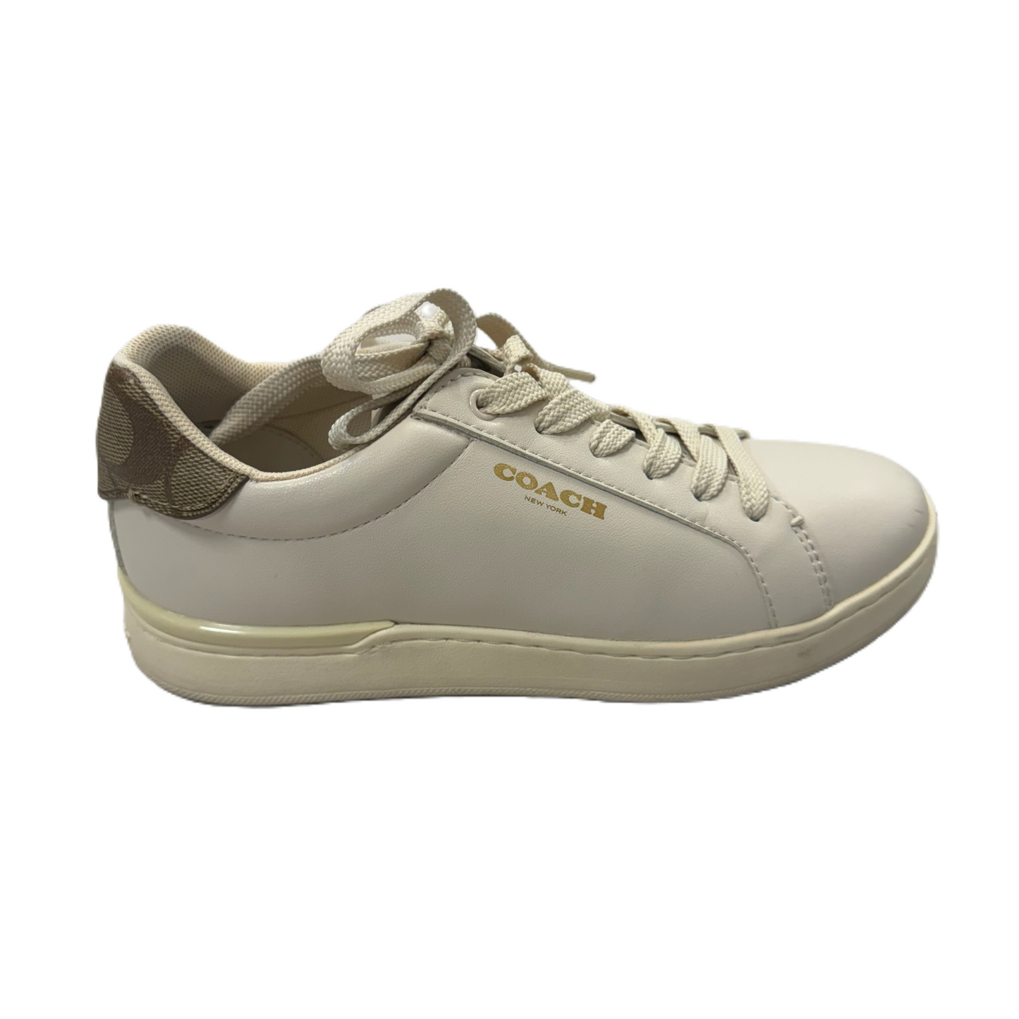 Shoes Designer By Coach In Cream, Size: 5