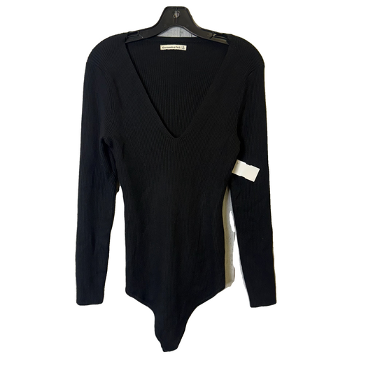 Bodysuit By Abercrombie And Fitch In Black, Size: Xl
