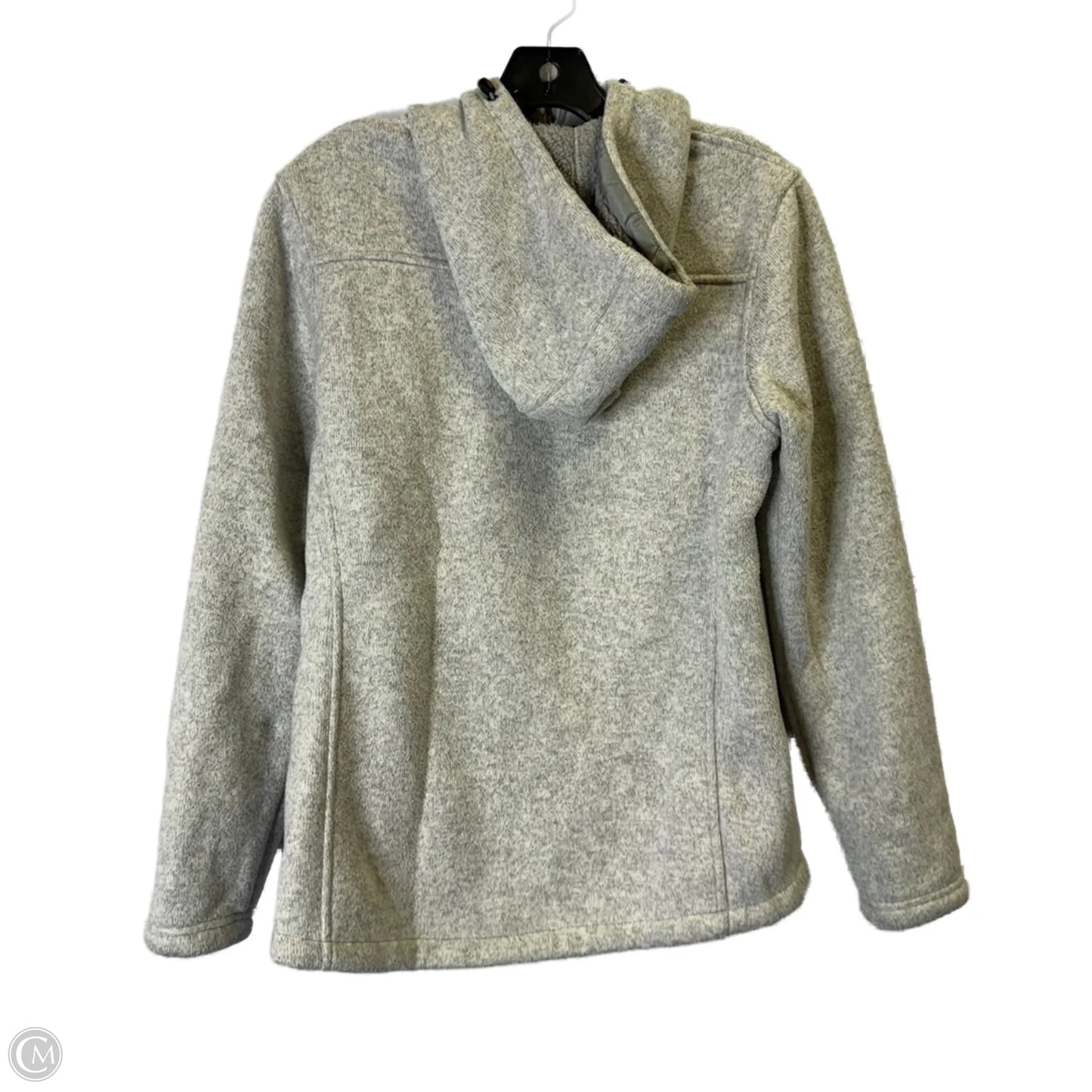 Jacket Fleece By New Balance In Grey, Size: L