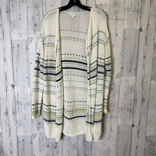 Sweater Cardigan By J. Jill In White, Size: M