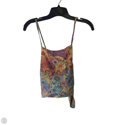 Top Sleeveless By Clothes Mentor In Floral Print, Size: M