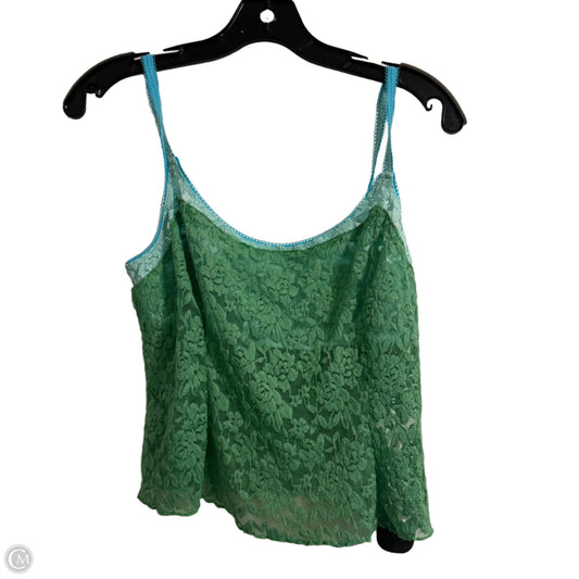 Top Sleeveless By Free People In Green, Size: M