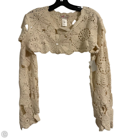 Top Long Sleeve By Free People In Cream, Size: Osfm
