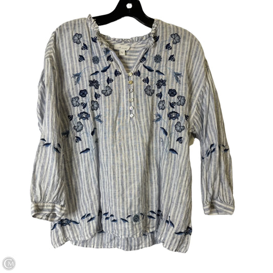 Top Long Sleeve By J. Jill In Striped Pattern, Size: Xs