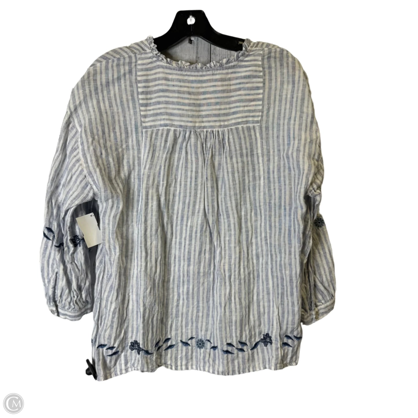 Top Long Sleeve By J. Jill In Striped Pattern, Size: Xs