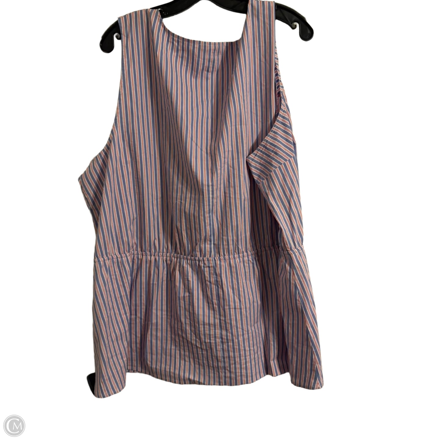 Top Sleeveless By Lane Bryant In Striped Pattern, Size: 28