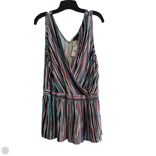 Top Short Sleeve By Lane Bryant In Striped Pattern, Size: 26