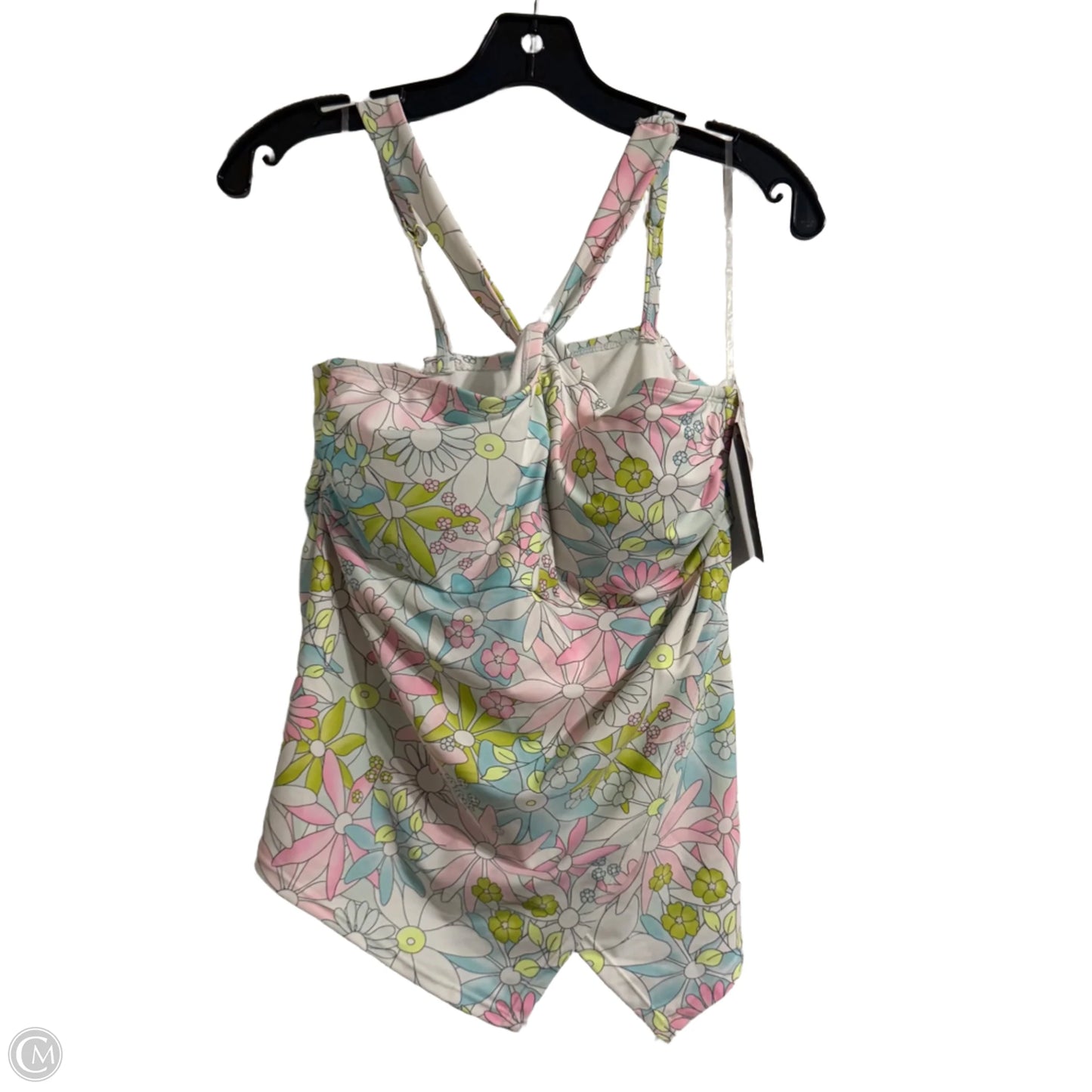 Swimsuit Top By Crown And Ivy In Floral Print, Size: L