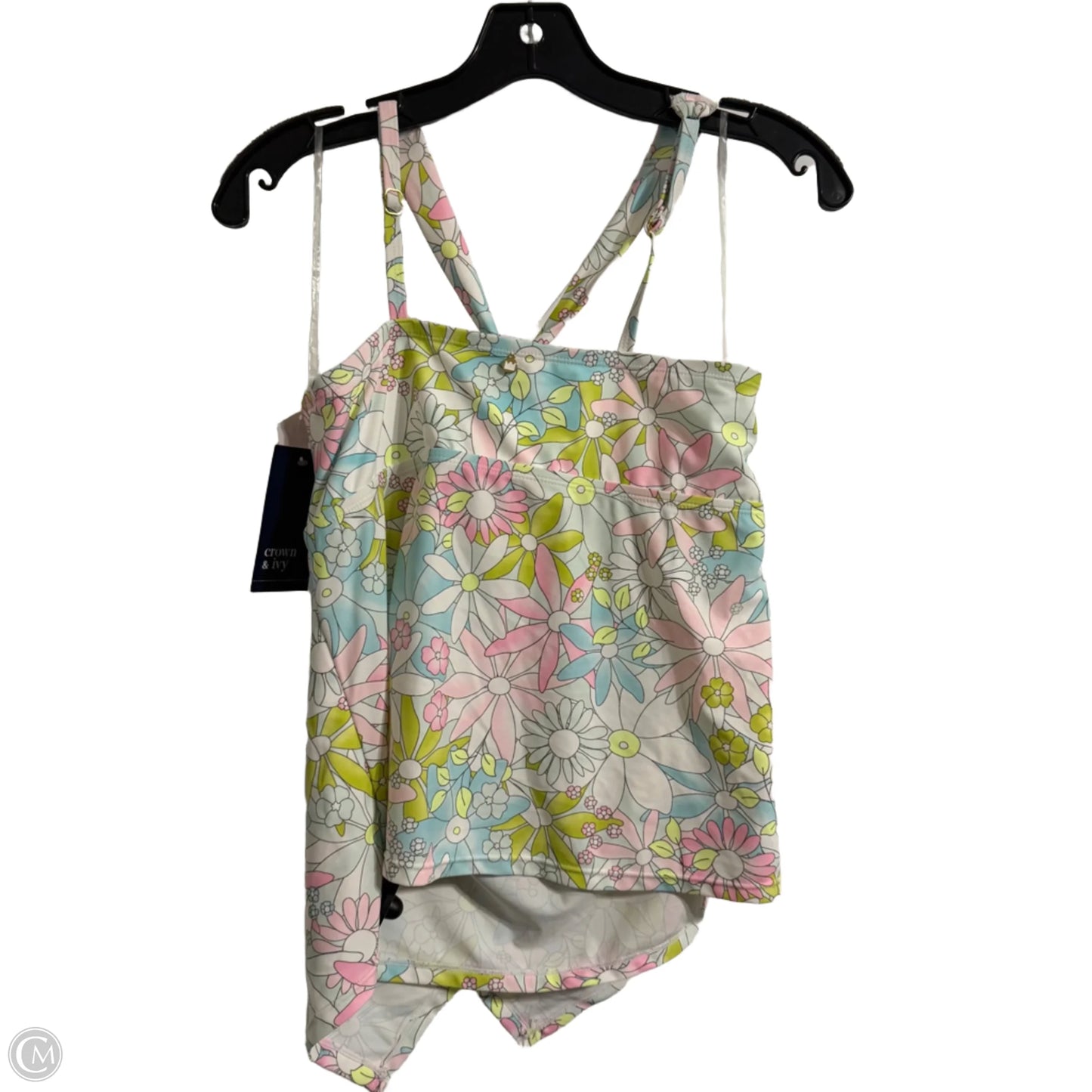 Swimsuit Top By Crown And Ivy In Floral Print, Size: L