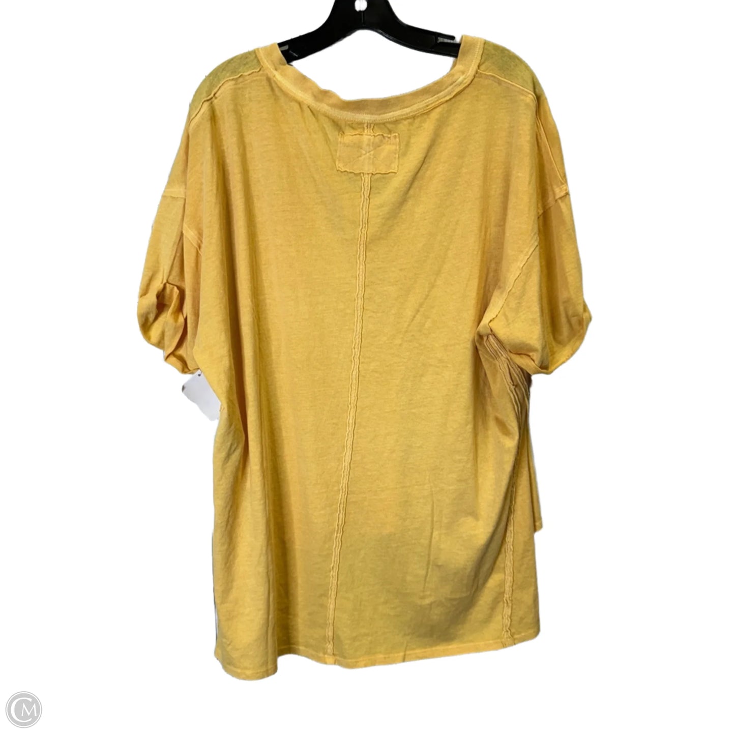 Top Short Sleeve By We The Free In Yellow, Size: S
