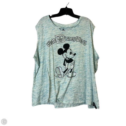 Top Sleeveless By Disney Store In Blue, Size: 3x