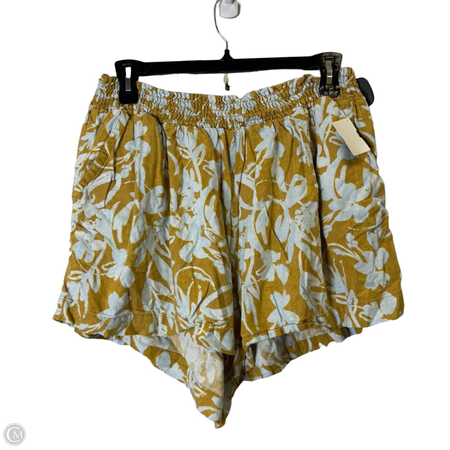 Shorts By Ava & Viv In Yellow, Size: 3x