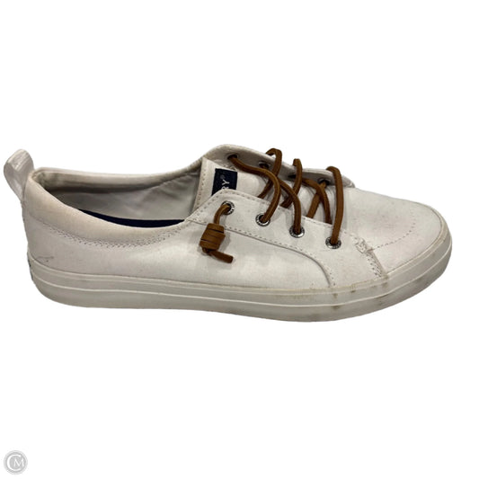 Shoes Sneakers By Sperry In White, Size: 8.5
