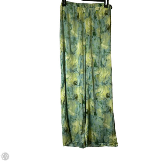Pants Wide Leg By Clothes Mentor In Green, Size: M