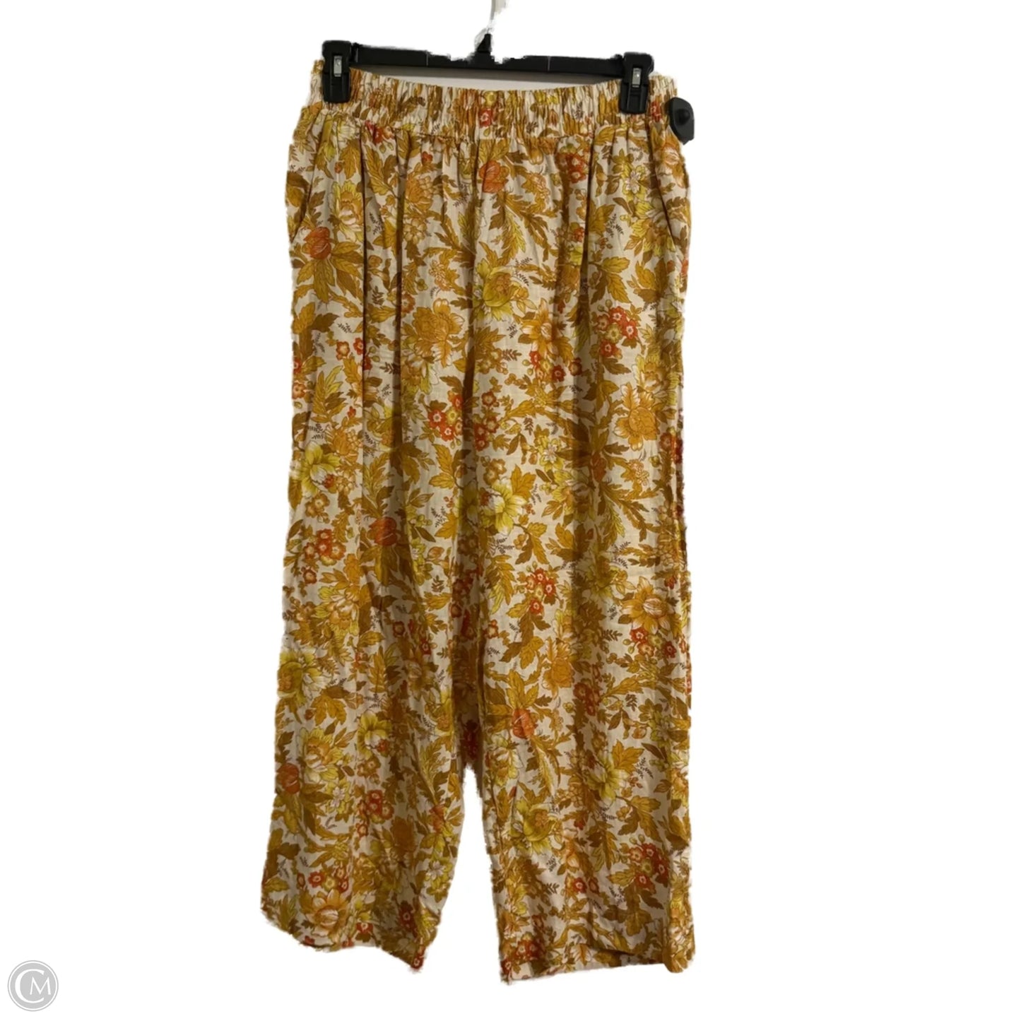 Pants Linen By Rachel Zoe In Floral Print, Size: Xl
