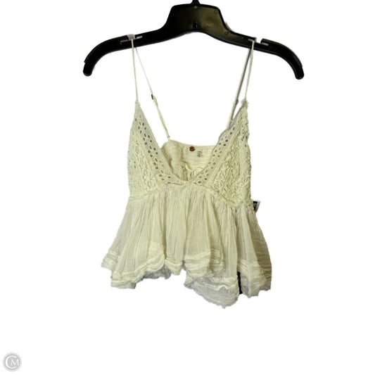Top Sleeveless By Free People In Cream, Size: Xs