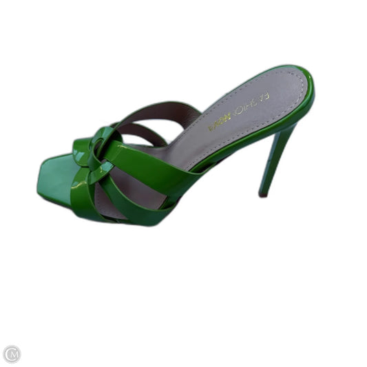 Shoes Heels Stiletto By Fashion Nova In Green, Size: 8